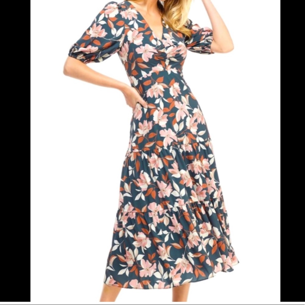 NWT size 2 Gal Meets Glam Tegan midi dress